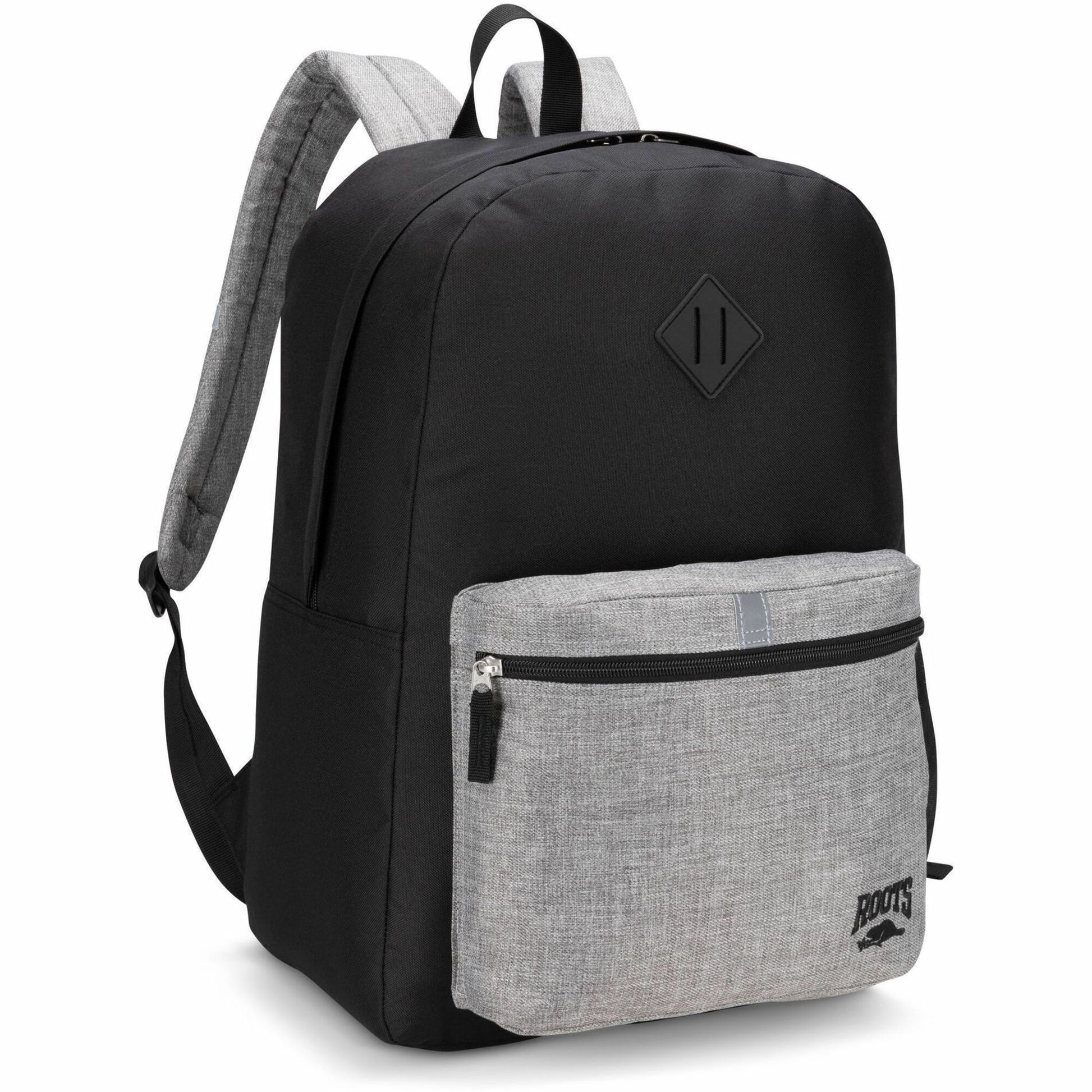 Roots Carrying Case (Backpack) for 15.6" Notebook - Black, Gray