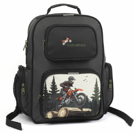 Louis Garneau Carrying Case (Backpack) School - Dark Gray
