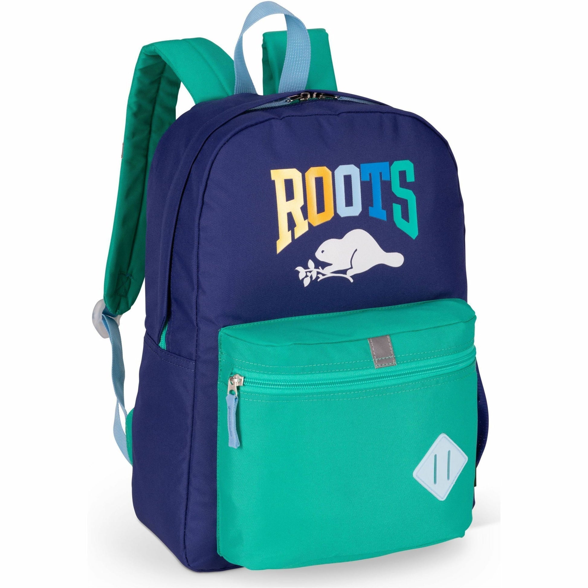Roots Carrying Case (Backpack) School - Navy, Green