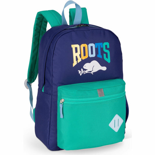 Roots Carrying Case (Backpack) School - Navy, Green