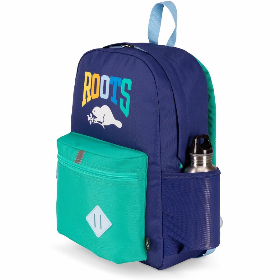 Roots Carrying Case (Backpack) School - Navy, Green - RTS6912 173
