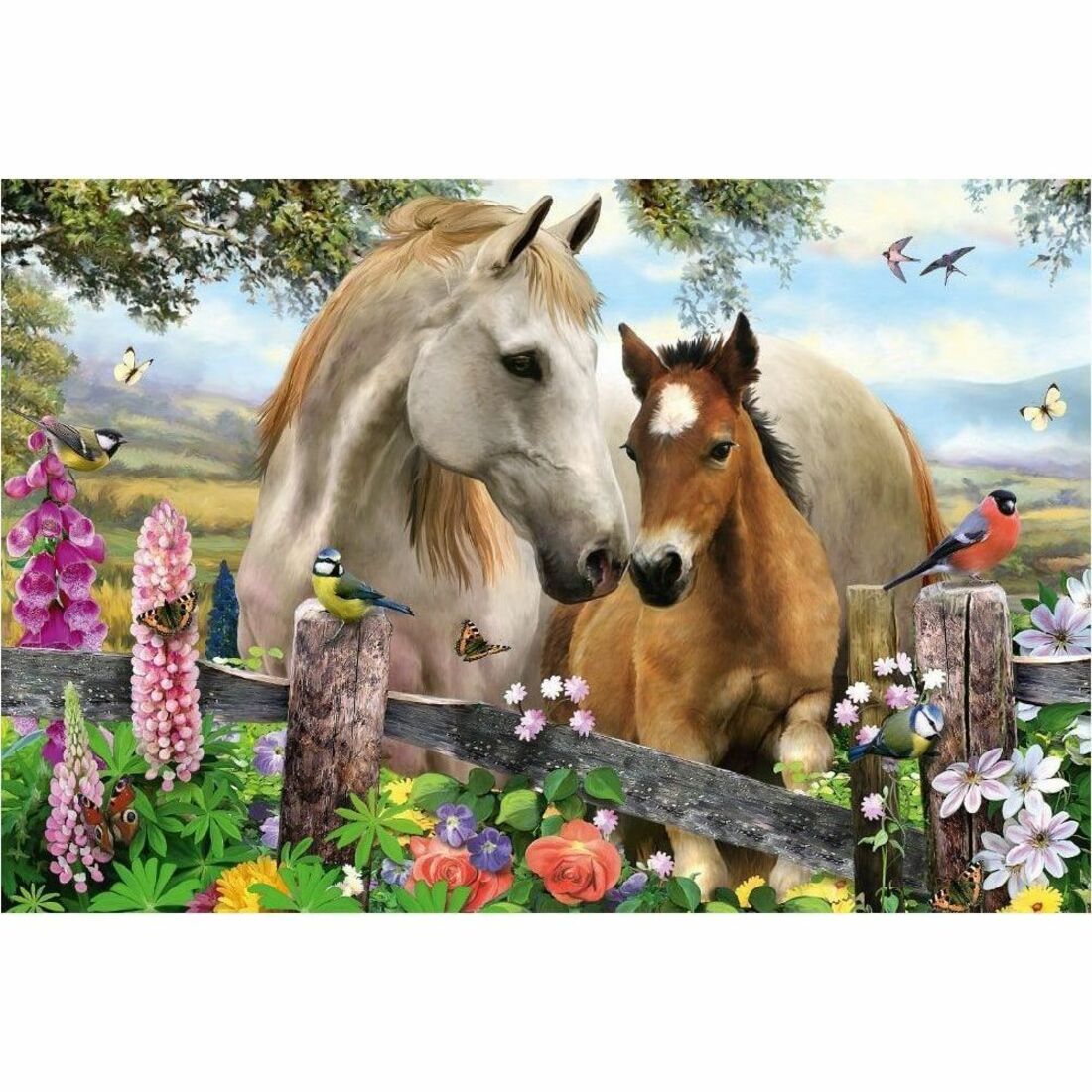 Schmidt Mare and Foal, 150 Pcs