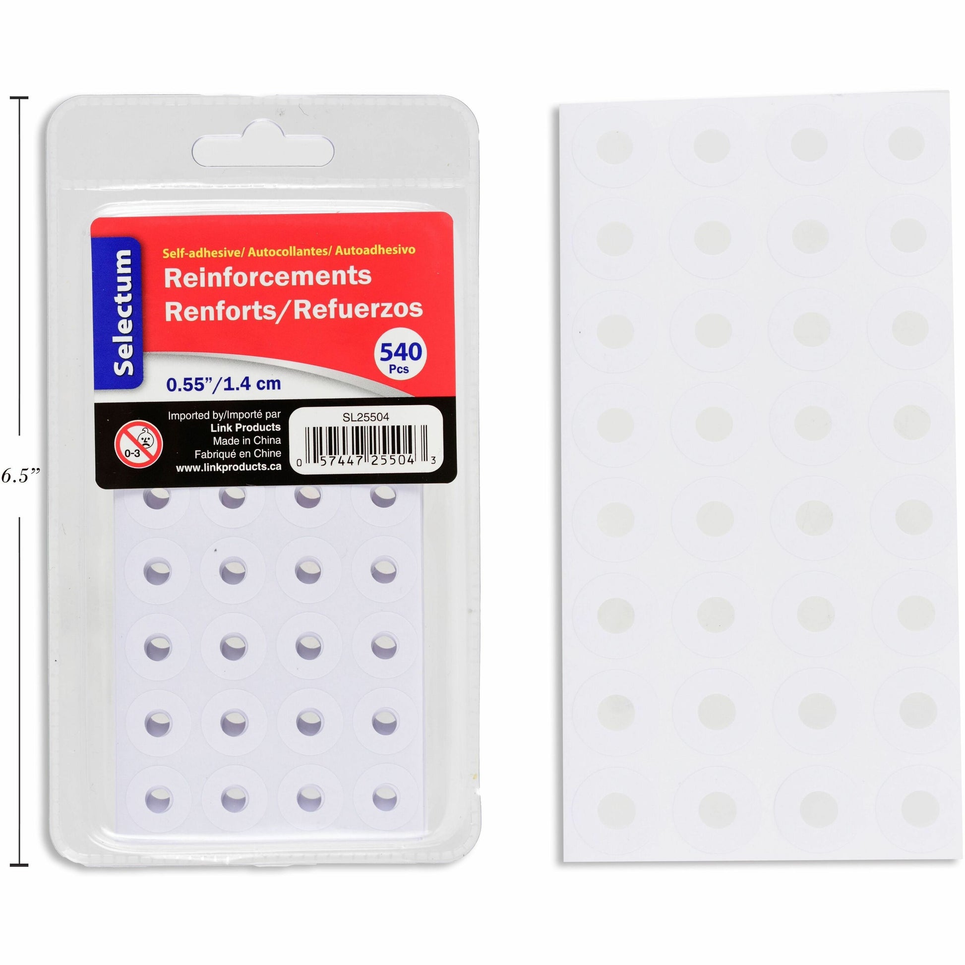 Selectum Hole Reinforcement Label