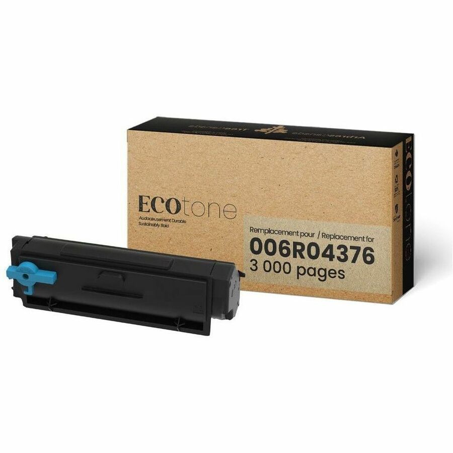 Ecotone 006R04376 Remanufactured Laser Toner Cartridge - Alternative for Xerox 006R04376 - Black - 1 Each