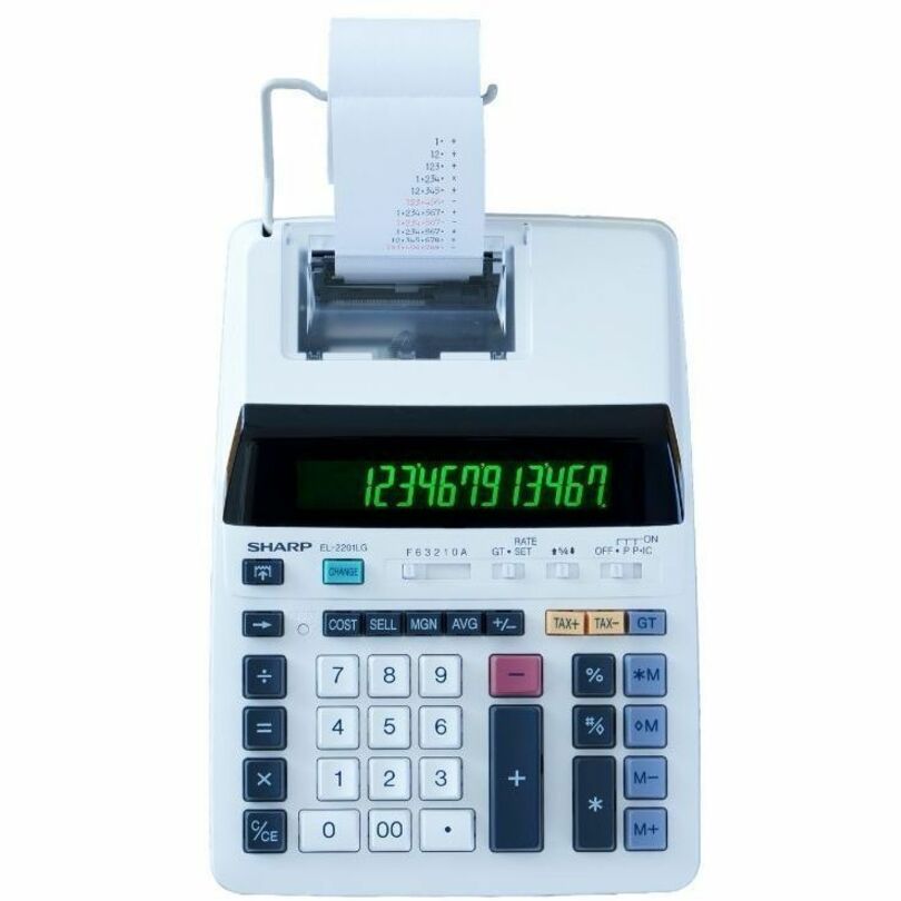 Sharp EL2201LG Printing Calculator - EL2201LG