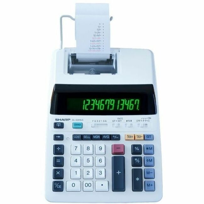 Sharp EL2201LG Printing Calculator