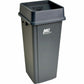 M2 Professional 23 Gal Square Waste Container - WM-SQ9023-GY