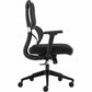 Wave High Back Synchro-Tilter, Mesh Back and Uph Seat, Black/Black - OTG2110