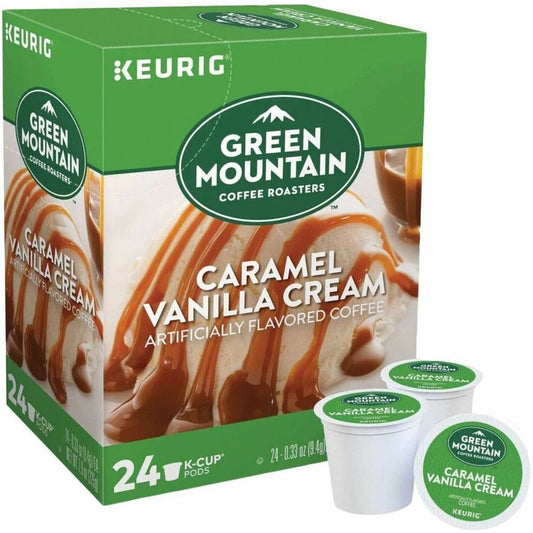 Green Mountain Coffee K-Cup Coffee K-Cups Caramel Vanilla Cream