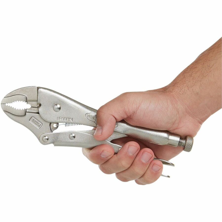 Vise-Grip The Original Curved Jaw Locking Pliers With Wire Cutter - 502L3