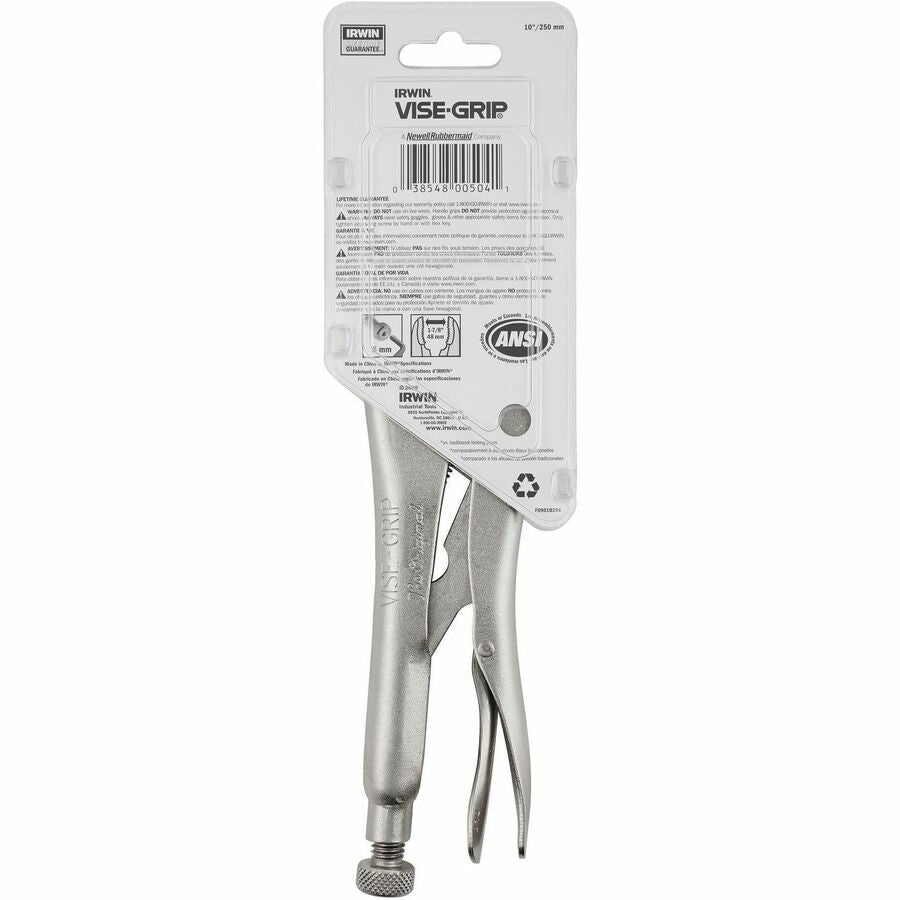 Vise-Grip The Original Curved Jaw Locking Pliers With Wire Cutter - 502L3