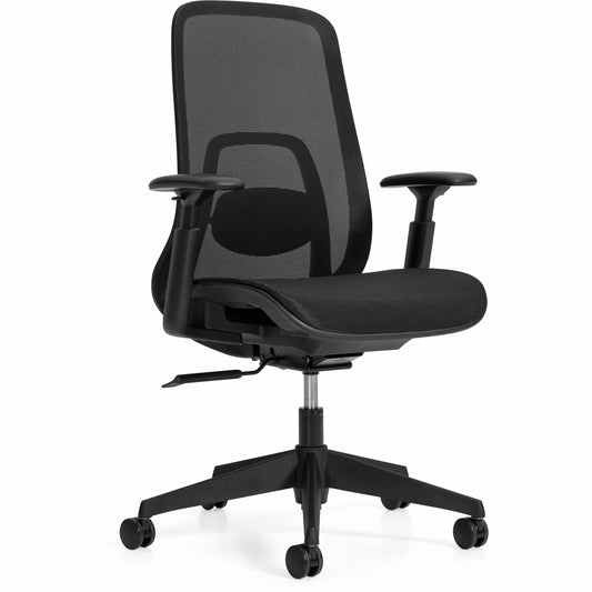 Fame Mesh High Back Synchro-Tilter, Black