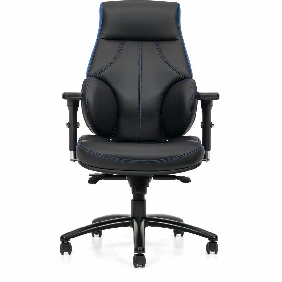 Kazan FX High Back Synchro-Tilter, LuxPlus Black/Blue - OTG2136