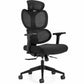 Wave Mesh Adjustable Headrest, Black - OTG2111