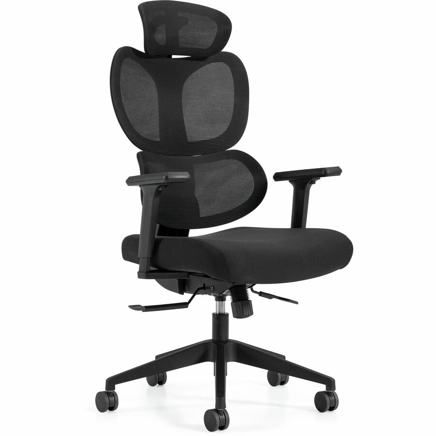 Wave Mesh Adjustable Headrest, Black - OTG2111