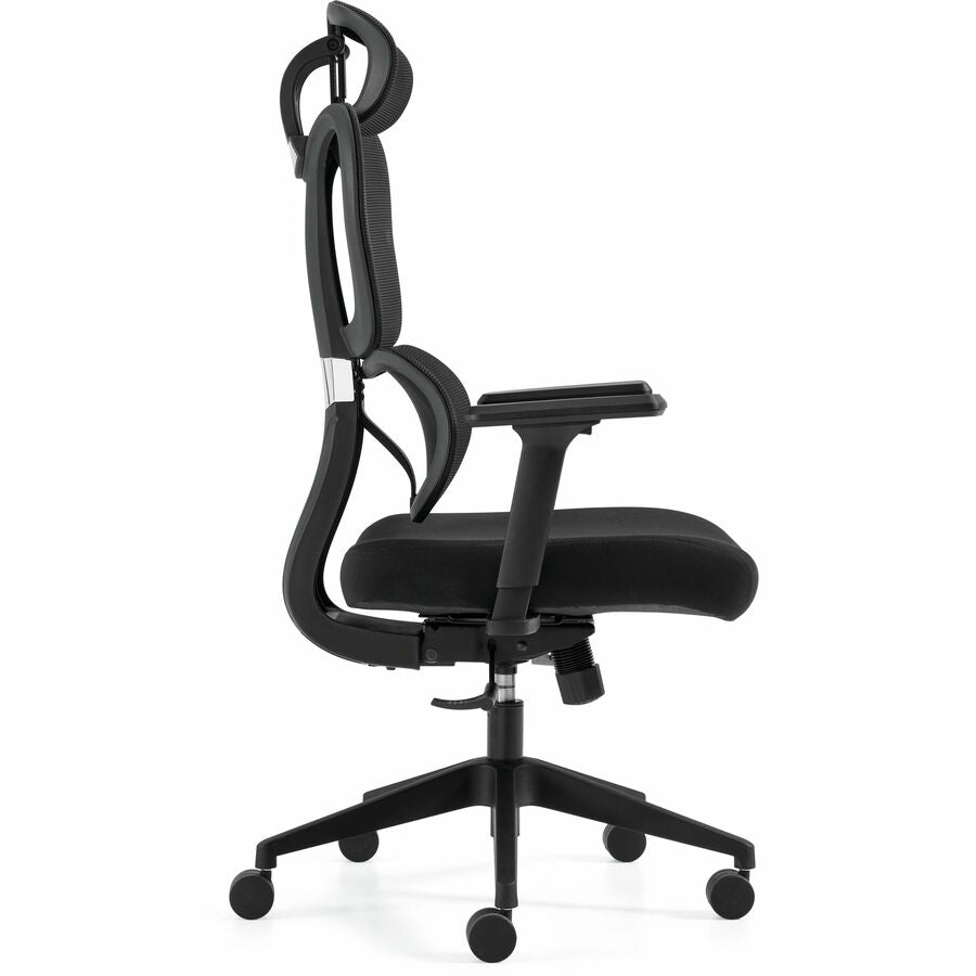 Wave Mesh Adjustable Headrest, Black - OTG2111
