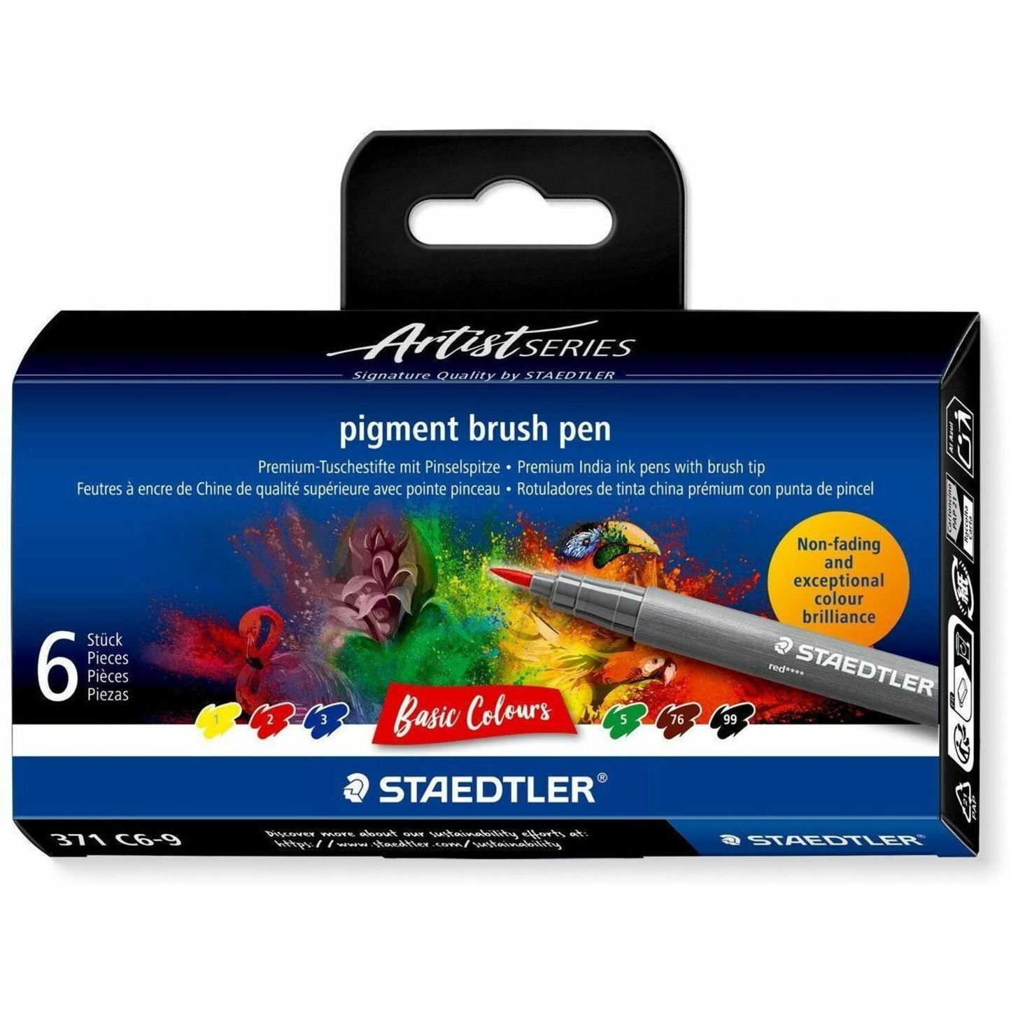 Staedtler pigment brush pen 371