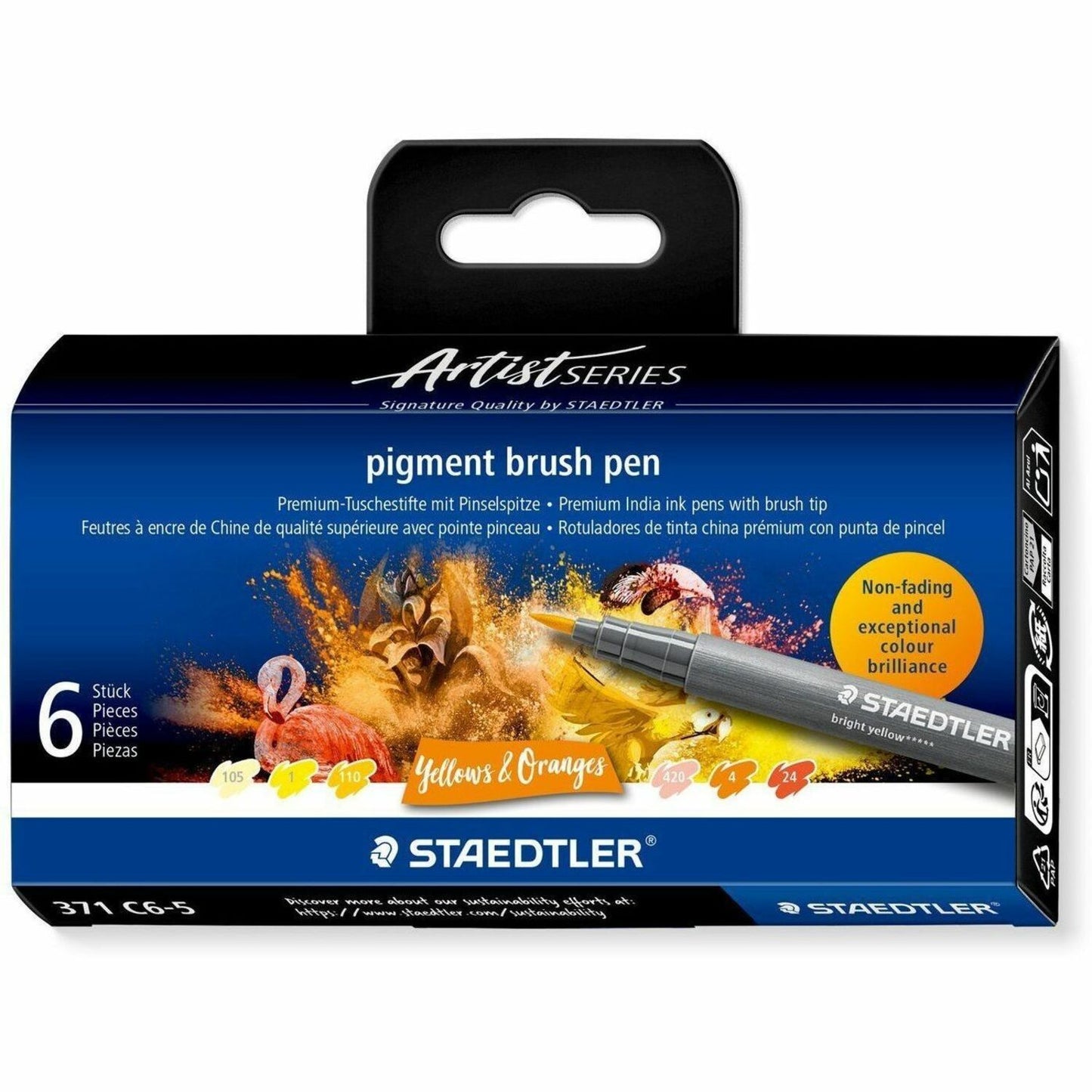 Staedtler pigment brush pen 371
