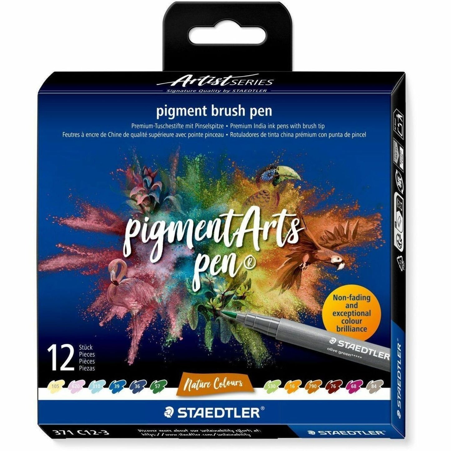 Staedtler pigment brush pen 371