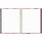 Blueline Floral Blush Monthly Planner Hard Cover 11" x 8-1/2" Bilingual Floral Blush - C489017B.01