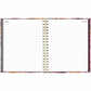 Blueline Floral Blush Monthly Planner Hard Cover 11" x 8-1/2" Bilingual Floral Blush - C489017B.01