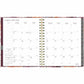 Blueline Floral Blush Monthly Planner Hard Cover 11" x 8-1/2" Bilingual Floral Blush - C489017B.01