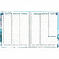 Blueline Essential Weekly Planner Soft Cover 10-3/4" x 8-1/2" Bilingual Cherry Blossoms - C5950G.03BT