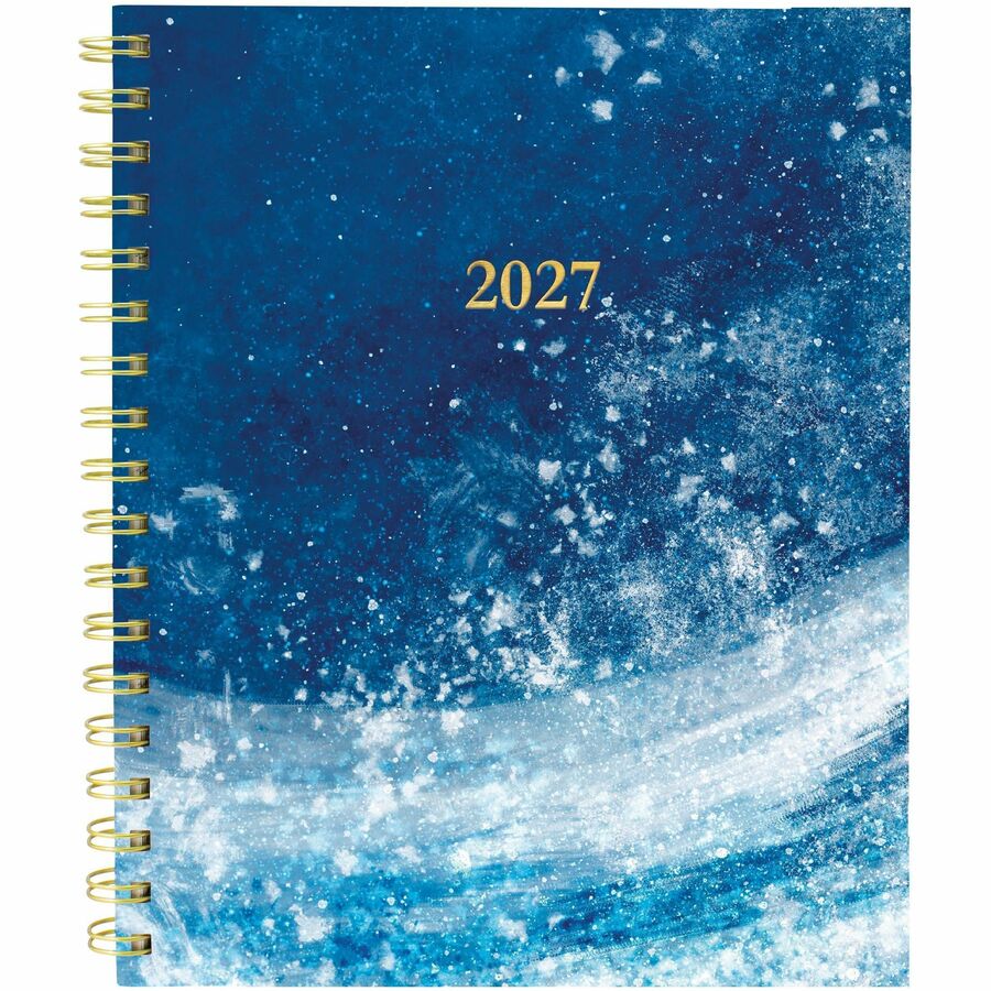 Blueline Weekly/Monthly Planner Hard Cover 9-1/4" x 7-1/4" Bilingual Celestial - C479017B.01