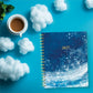Blueline Weekly/Monthly Planner Hard Cover 9-1/4" x 7-1/4" Bilingual Celestial - C479017B.01