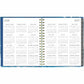 Blueline Weekly/Monthly Planner Hard Cover 9-1/4" x 7-1/4" Bilingual Celestial - C479017B.01