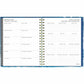 Blueline Weekly/Monthly Planner Hard Cover 9-1/4" x 7-1/4" Bilingual Celestial - C479017B.01