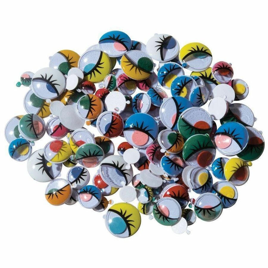 Creativity Street Peel & Stick Wiggle Eyes in Packages - PAC3446-10