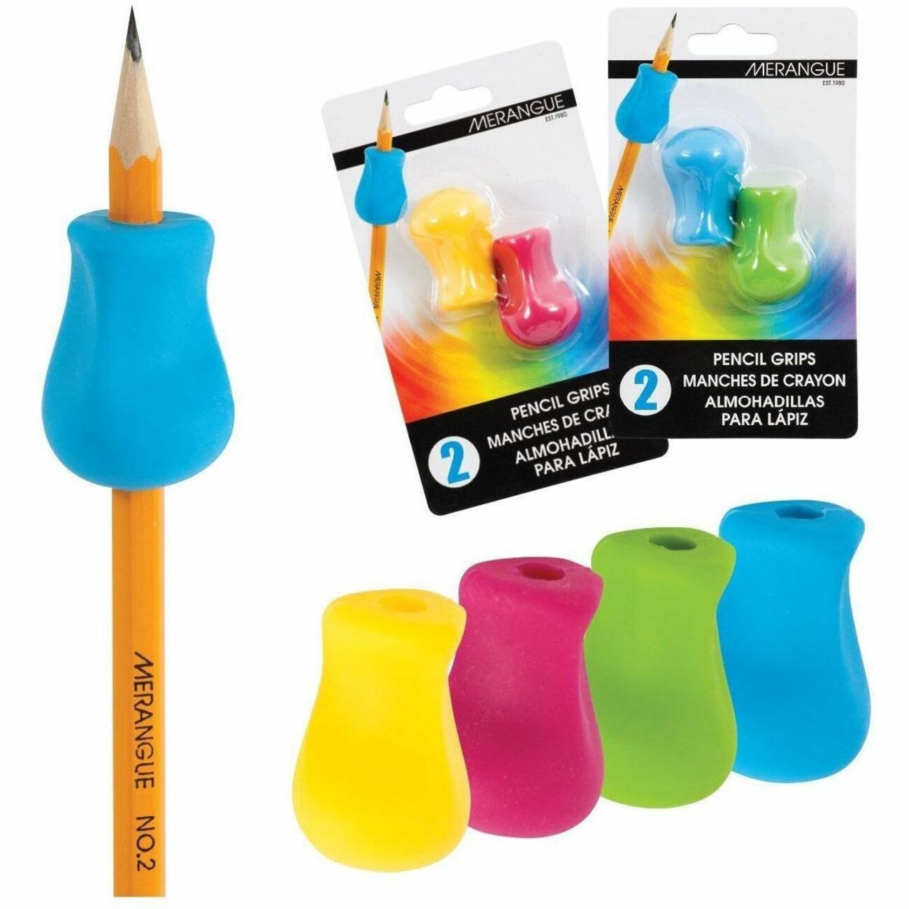 Merangue 1017-4161-00-000 - 2 Pack Pencil Grips