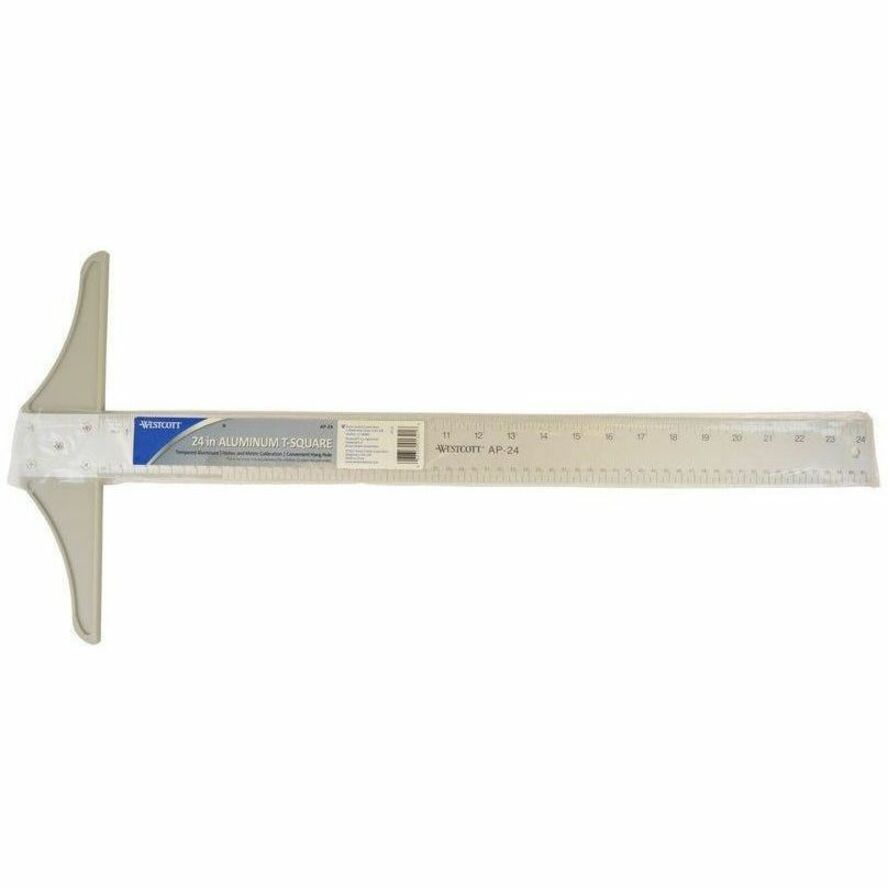 Westcott Graduated T-Square, Aluminum, 24" (AP-24) - AP-24