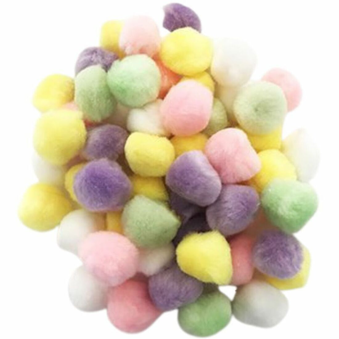 DBLG Import 1" Pastel Colour Pom Poms