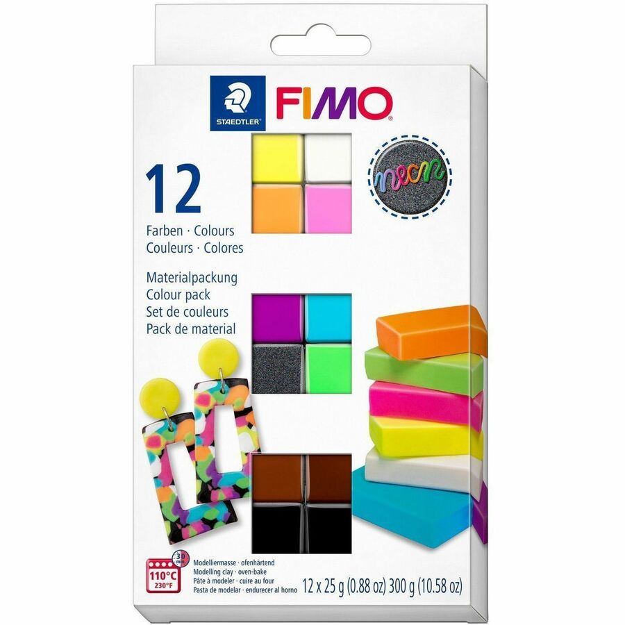 Staedtler Oven-Bake Modelling Clay - 8013 C12-3