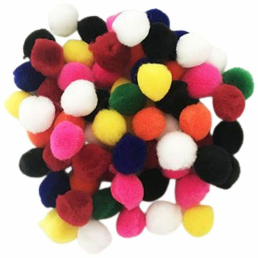 DBLG Import ½" Assorted Colour Pom Poms