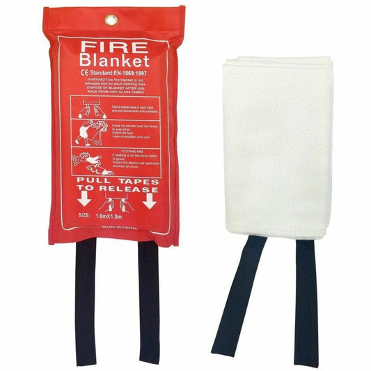 First Aid Central Fire Blanket - 1.0m x 1.0m (40 po x 40 po)