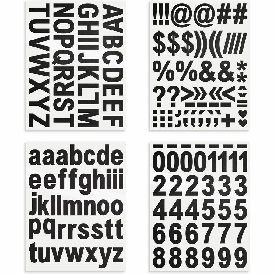 Avery Pre-Cut Vinyl Letters, Numbers and Symbols - 45950