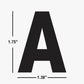 Avery Pre-Cut Vinyl Letters, Numbers and Symbols - 45955