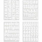 Avery Pre-Cut Vinyl Letters, Numbers and Symbols - 45955