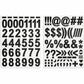 Avery Pre-Cut Vinyl Numbers and Symbols - 45953