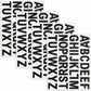 Avery Pre-Cut Vinyl Uppercase Letters