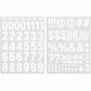 Avery Pre-Cut Vinyl Numbers and Symbols - 45958