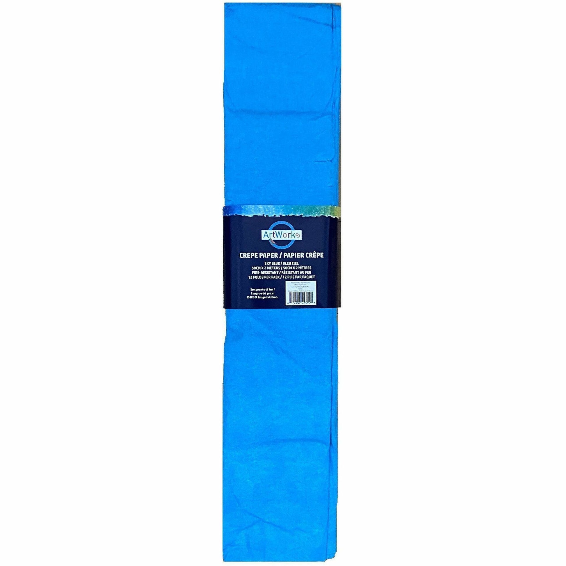 ArtWorks Sky Blue Crepe Paper
