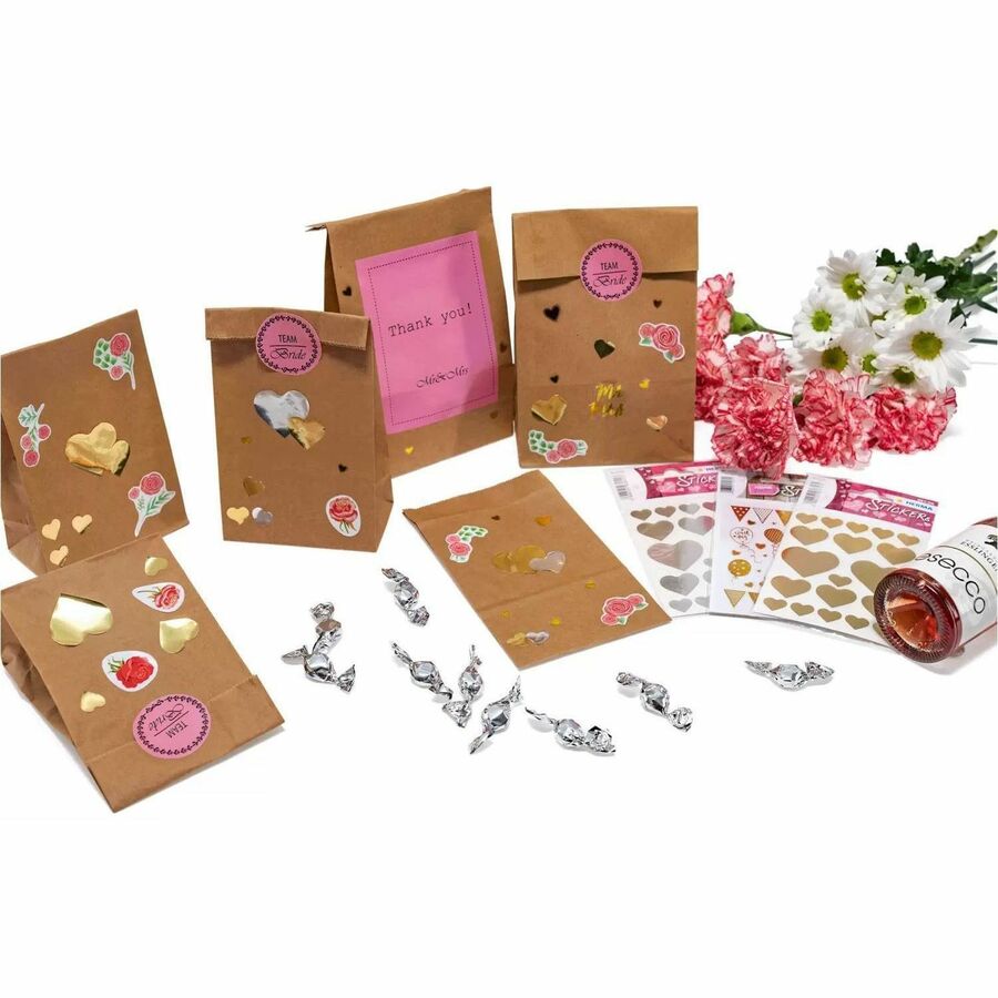 Herma Stickers Colourful hearts - H3057