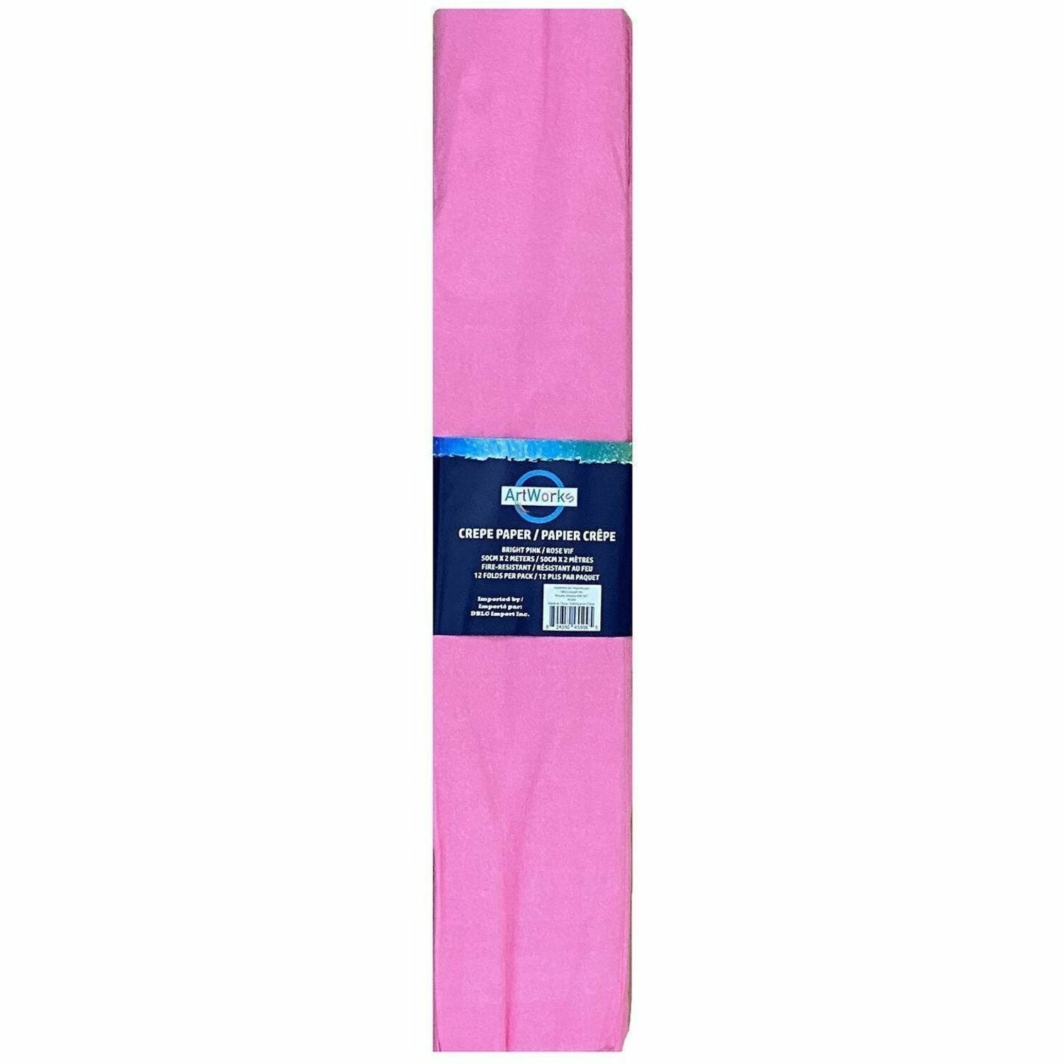 ArtWorks Bright Pink Crepe Paper