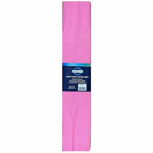 ArtWorks Bright Pink Crepe Paper