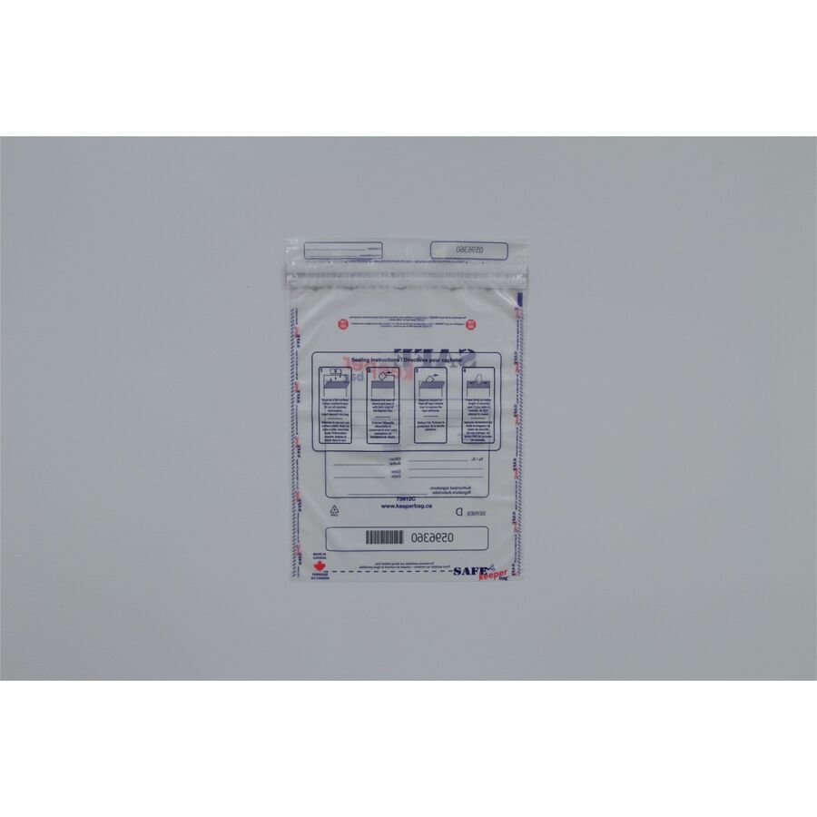 keeperbag 12x16 SAFE keeperbag™ Security Deposit Bag - Clear - 73412-C