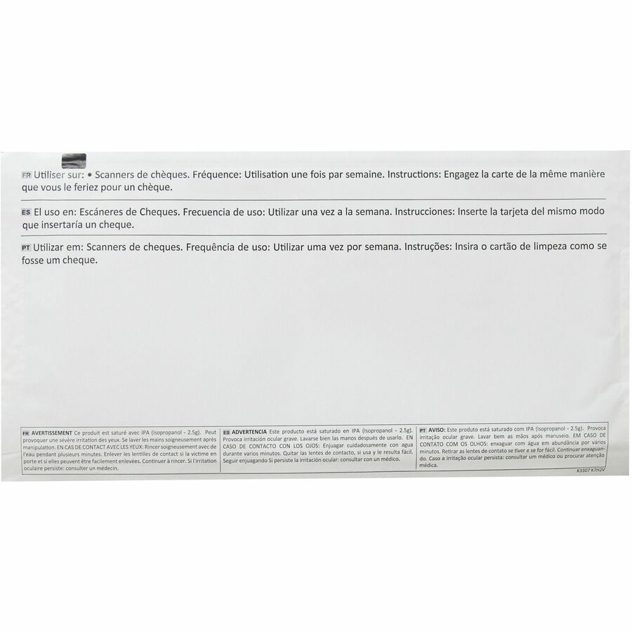 Northern Specialty Supplies Check Scanner Cleaning Card - 91821